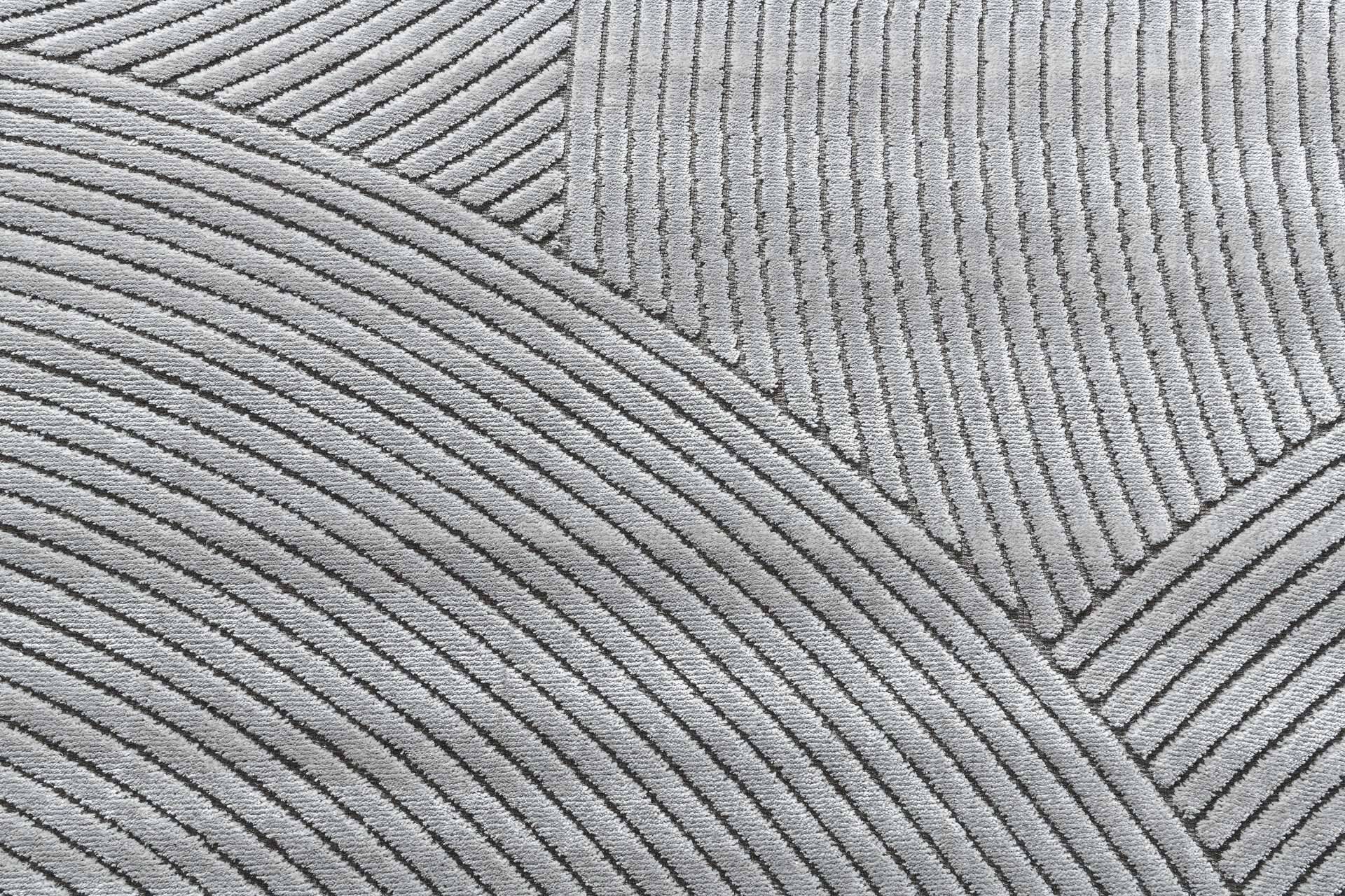 Moderner Teppich 160x230cm reine Viskose Flachgewebe  – Bild 3